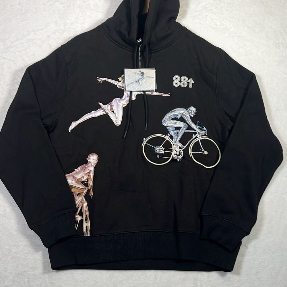 88Rising rare‎ concert release digital robots 88 Sorayama hoodie pullover Men M